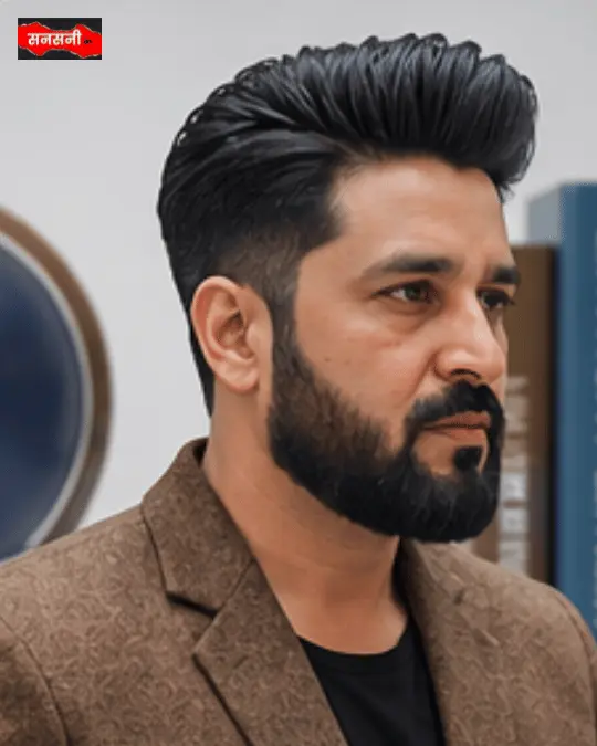 अनवर हाशमी, sansani.in के चीफ एडिटर - पेशेवर साइड-प्रोफाइल पोर्ट्रेट