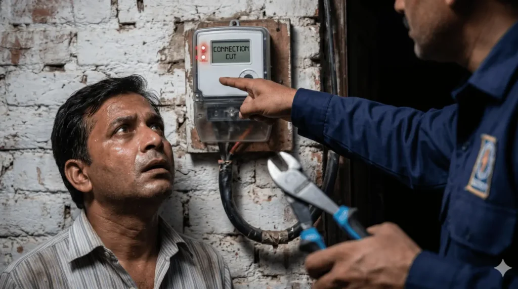 यूपी में स्मार्ट मीटर चेकिंग के दौरान 'CONNECTION CUT' अलर्ट और बिजली कर्मचारी